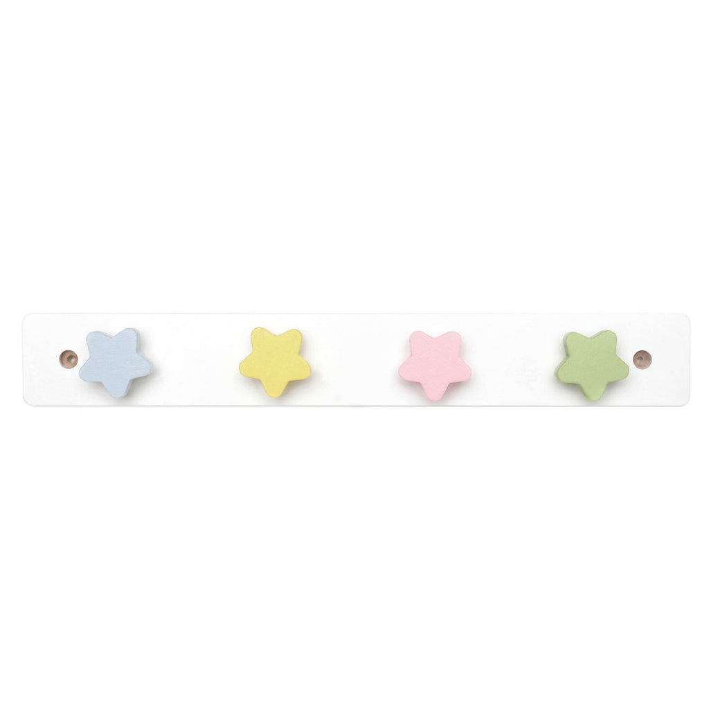 WonderBee™ Stars Wooden Hanger White