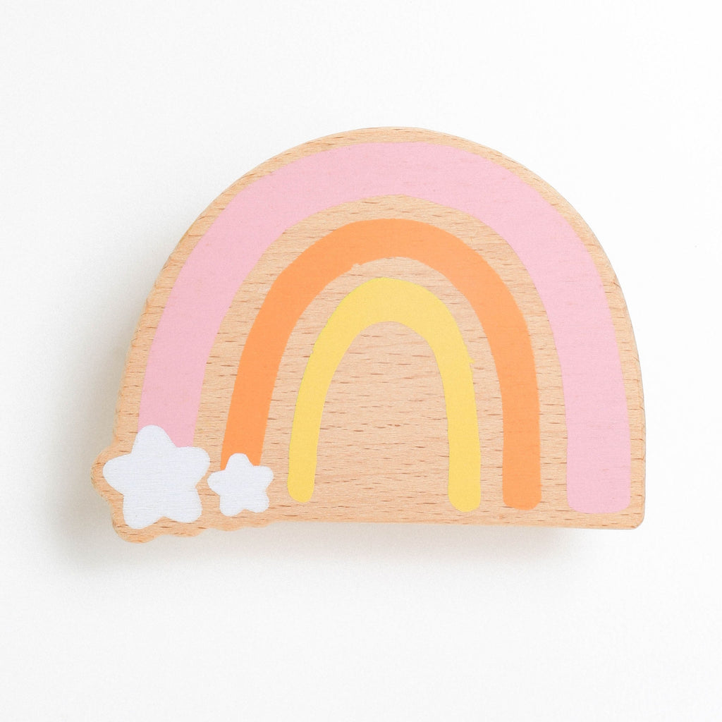 WonderBee™ Dusty Pink Rainbow Decorative Painted Wall Hook
