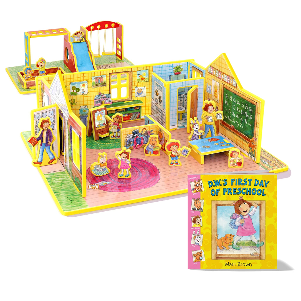 DW's First Day of Preschool Book and Play Set