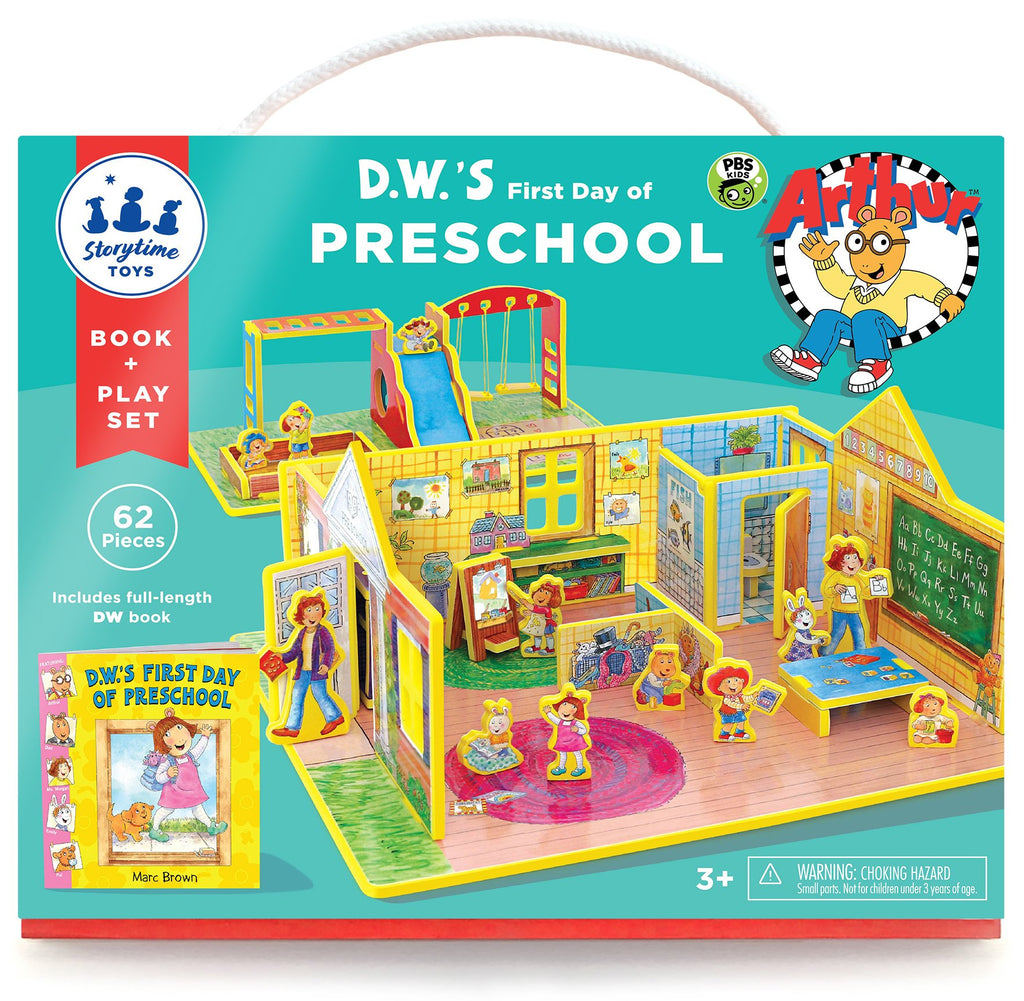 DW's First Day of Preschool Book and Play Set