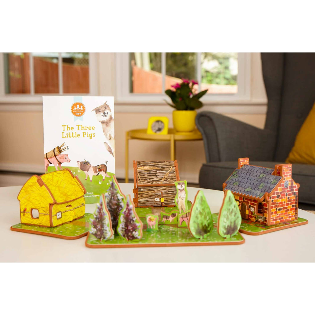The Three Little Pigs Book and Play Set