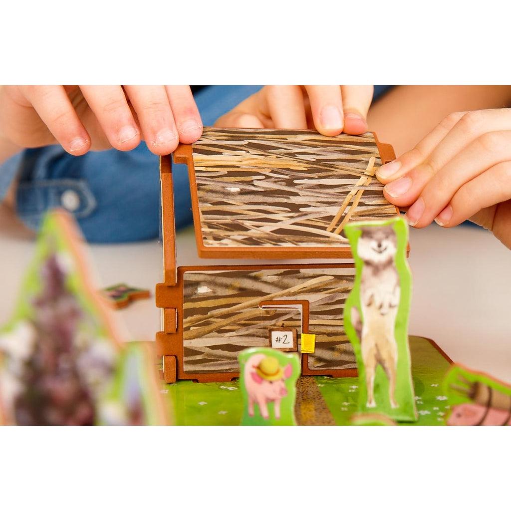 The Three Little Pigs Book and Play Set