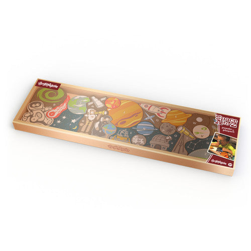 Space A to Z Puzzle & Playset