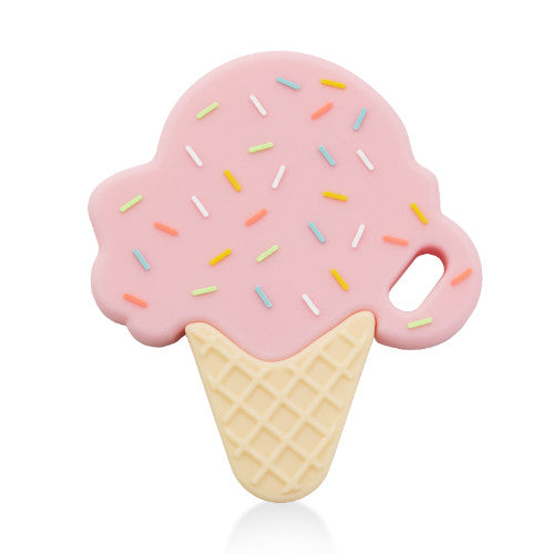 Ali+Oli Ice Cream Teether (Pink)