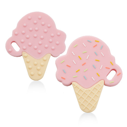 Ali+Oli Ice Cream Teether (Pink)